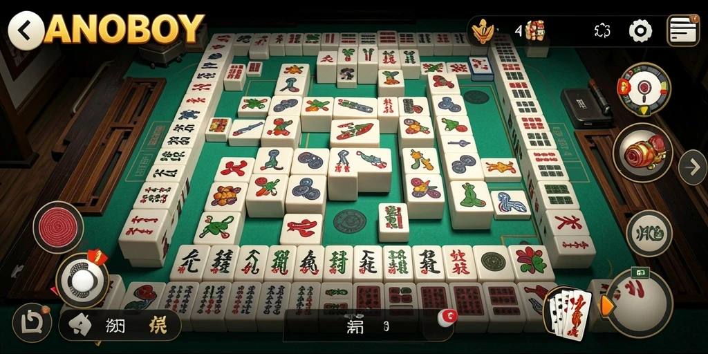Tampilan gameplay ANOBOY yang menarik dan penuh warna.