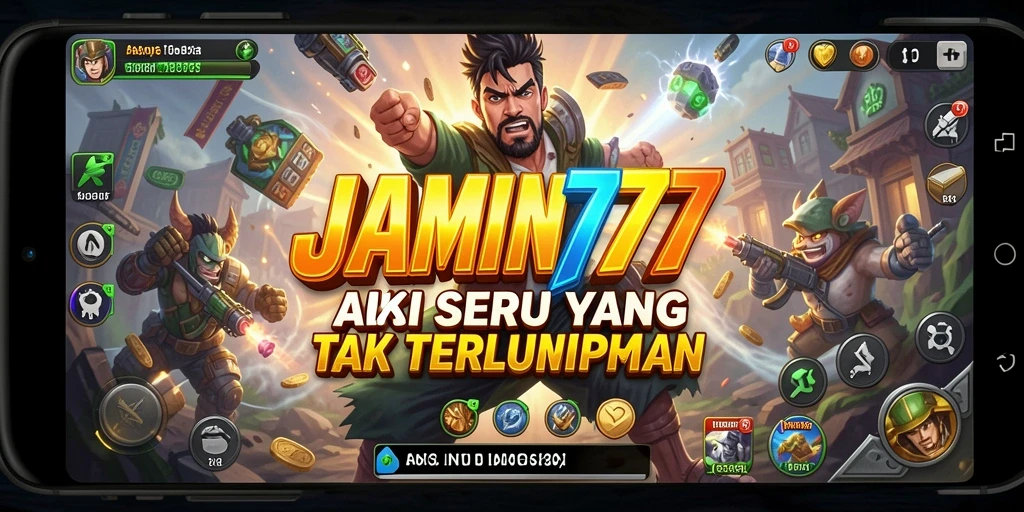 Tampilan menegangkan dalam permainan aksi JAMIN777.