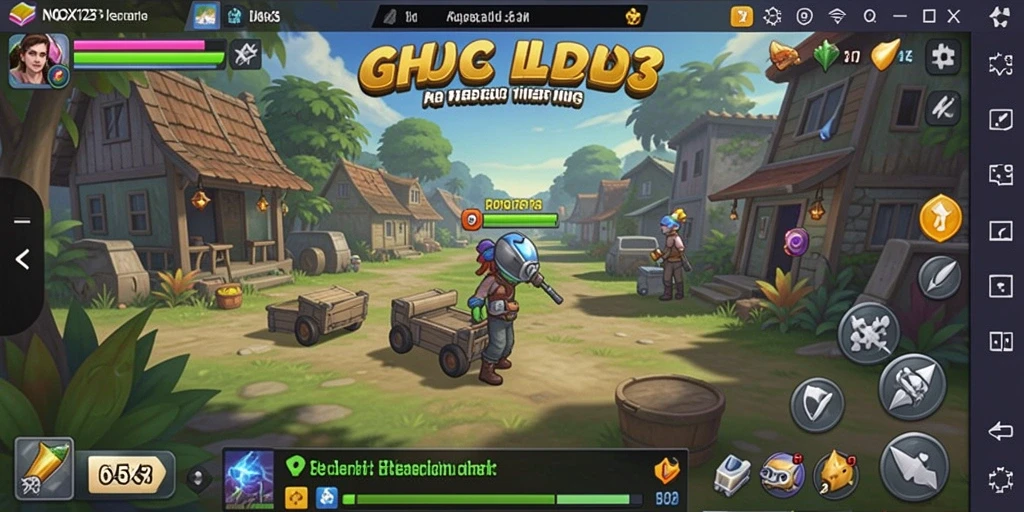 Tampilan gameplay NOX123 yang menarik dalam genre Idle.