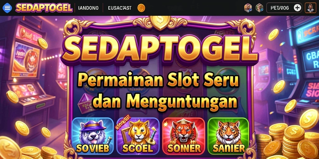 Gameplay Slot SEDAPTOGEL yang mendebarkan dan penuh warna.